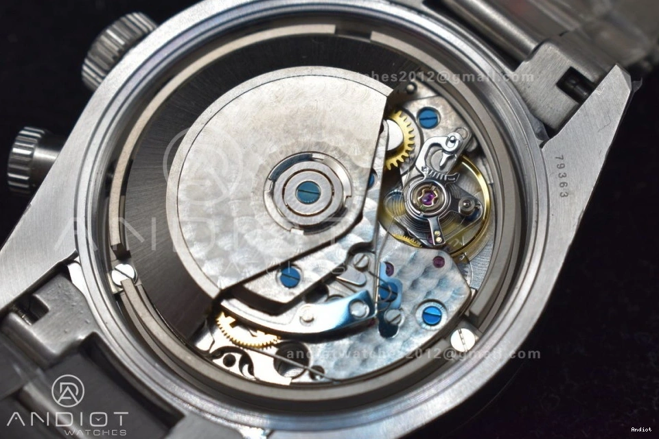 Dial Edition Black Chrono Bracelet White SS Best on SS 1:1 Bay TWS A7750 1104